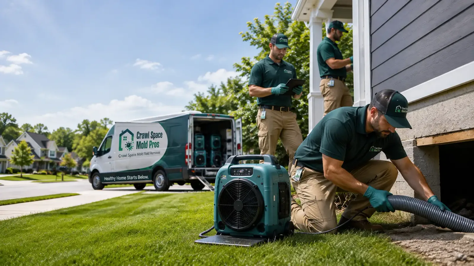 Crawl Space Mold Removal in Chepachet, RI